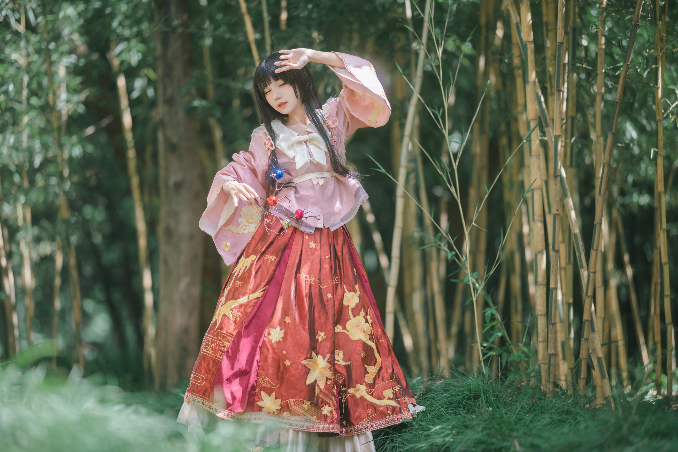 图片[1]-花柒Hana – NO.027 蓬莱山辉夜 [11P]-XikXak
